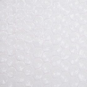 Polyester Mesh with Clustered Baby Sequins – White Polyester Mesh with Clustered Baby Sequins – White