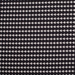 Italian Black/Off-White Stretch Cotton Print Italian Black/Off-White Stretch Cotton Print