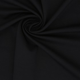 Black Stretch Nylon-Rayon Ponte Roma Black Stretch Nylon-Rayon Ponte Roma