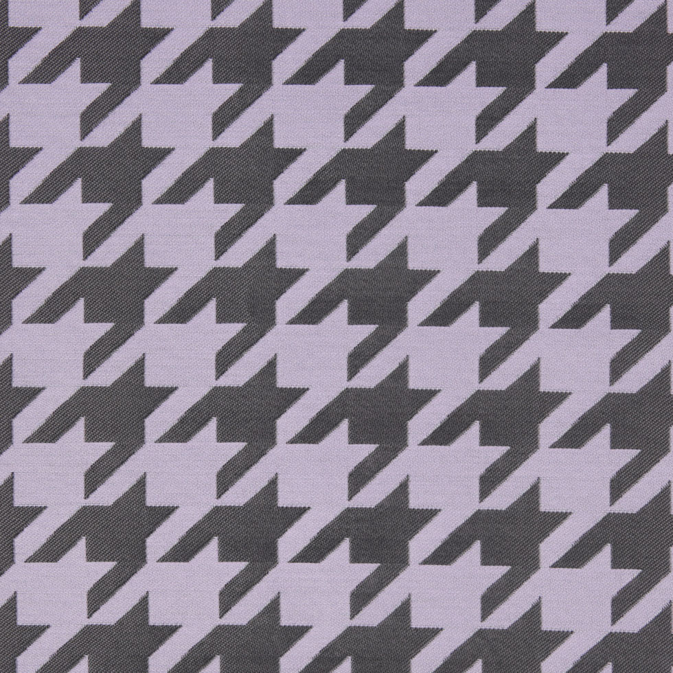 Lilac Houndstooth Polyester Brocade Lilac Houndstooth Polyester Brocade