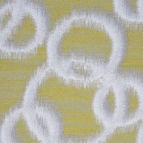 Lime Geometric Ikat Bubbles Polyester Woven Lime Geometric Ikat Bubbles Polyester Woven