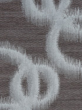 Blue Geometric Ikat Bubbles Polyester Woven Blue Geometric Ikat Bubbles Polyester Woven