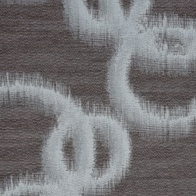 Blue Geometric Ikat Bubbles Polyester Woven Blue Geometric Ikat Bubbles Polyester Woven