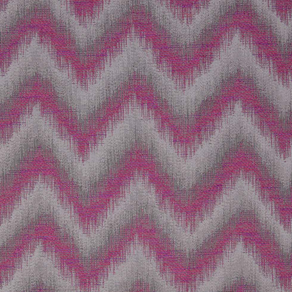 Fuchsia Zig-Zag Geometric Polyester Woven Fuchsia Zig-Zag Geometric Polyester Woven