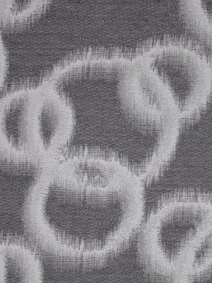 Silver Geometric Ikat Bubbles Polyester Woven Silver Geometric Ikat Bubbles Polyester Woven