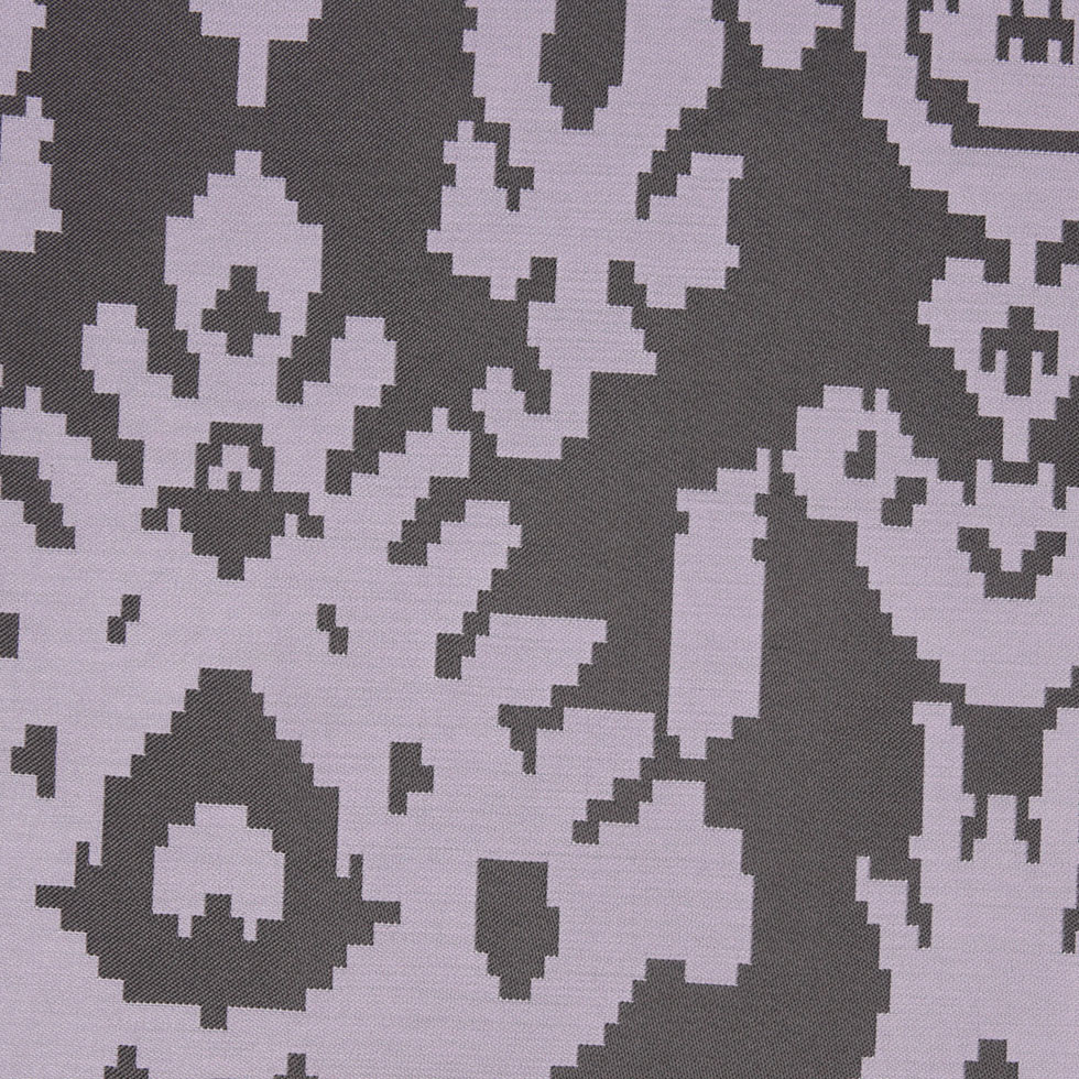 Lilac Geometric Polyester Brocade Lilac Geometric Polyester Brocade