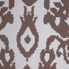 Brown Geometric Polyester Brocade Brown Geometric Polyester Brocade