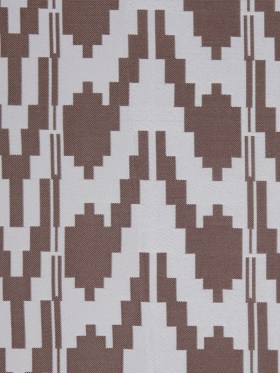 Cream Geometric Polyester Brocade Cream Geometric Polyester Brocade