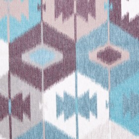 Aqua Ikat Geometric Upholstery Velvet Aqua Ikat Geometric Upholstery Velvet