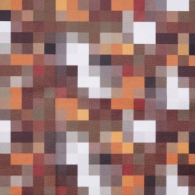 Orange Geometric Upholstery Velvet Orange Geometric Upholstery Velvet