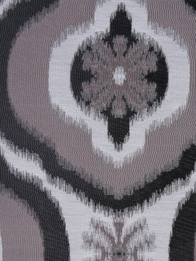 Black Ikat Damask Polyester Woven Black Ikat Damask Polyester Woven