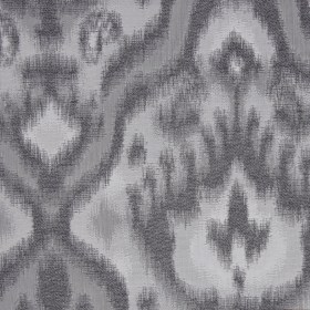 Silver Ikat Damask Polyester Woven Silver Ikat Damask Polyester Woven