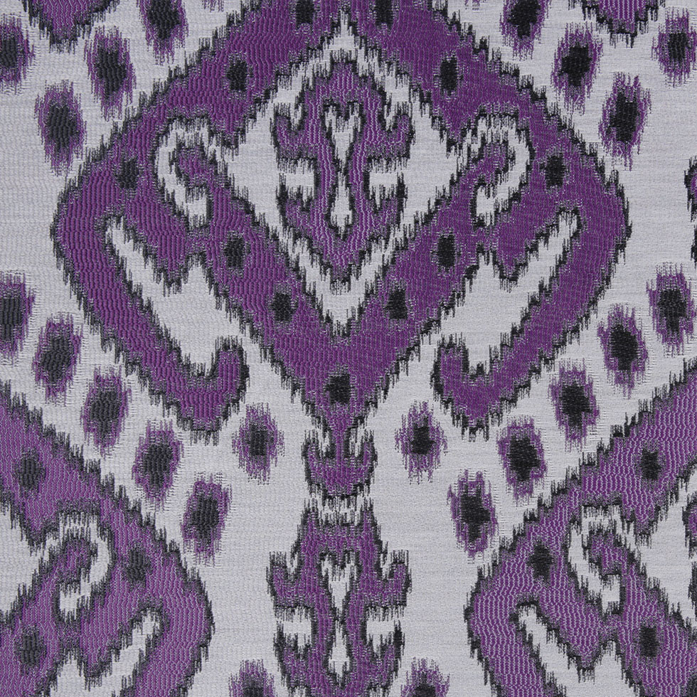 Purple Damask Polyester Woven Purple Damask Polyester Woven