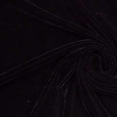 Polyester Micro Velvet – Black Polyester Micro Velvet – Black