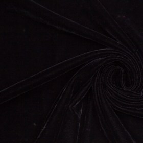 Polyester Micro Velvet – Black Polyester Micro Velvet – Black