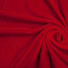 Polyester Micro Velvet – Red Polyester Micro Velvet – Red
