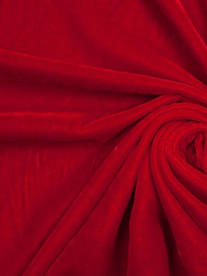 Polyester Micro Velvet – Red Polyester Micro Velvet – Red
