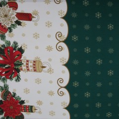 Festive Christmas Polyester Woven Fabric Festive Christmas Polyester Woven Fabric