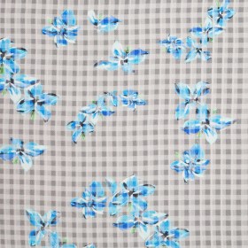 Tanya Taylor Floral Checkered Silk Gazar Tanya Taylor Floral Checkered Silk Gazar