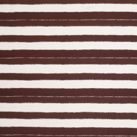 Tanya Taylor Off-White/Earth Striped SIlk Crepe de Chine Tanya Taylor Off-White/Earth Striped SIlk Crepe de Chine