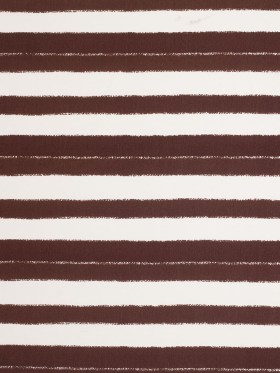 Tanya Taylor Off-White/Earth Striped SIlk Crepe de Chine Tanya Taylor Off-White/Earth Striped SIlk Crepe de Chine