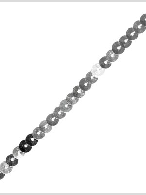 0.25″ Single Row Silver Sequined String 0.25″ Single Row Silver Sequined String