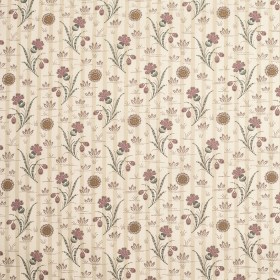 Liberty of London Hulme Green/Purple Cotton Poplin Liberty of London Hulme Green/Purple Cotton Poplin