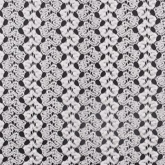 Metallic Silver Crocheted Lace Metallic Silver Crocheted Lace