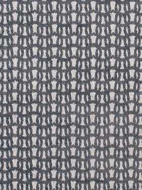 White/Navy Cotton Jacquard White/Navy Cotton Jacquard