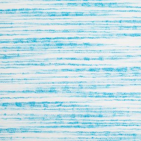 Turquoise/White Textural Striated Cotton Blend Turquoise/White Textural Striated Cotton Blend