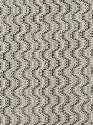 Black/Beige Geometric Zig-Zag Blended Polyester Woven Black/Beige Geometric Zig-Zag Blended Polyester Woven