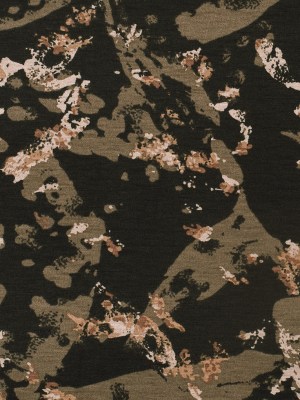 Brown and Olive Abstract Rayon Stretch Jersey Brown and Olive Abstract Rayon Stretch Jersey