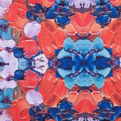 Red Floral Kalei Digitally Printed Stretch Neoprene/Scuba Knit Red Floral Kalei Digitally Printed Stretch Neoprene/Scuba Knit