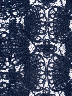 Novelty Polyester Lace – Navy Sea Shells Novelty Polyester Lace – Navy Sea Shells