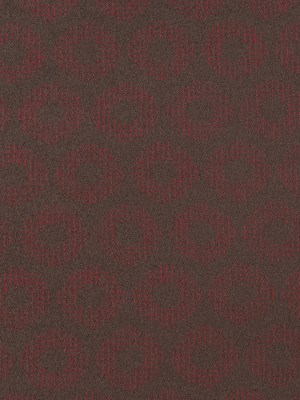 Dark Green and Red Geometric Wool Fleece Dark Green and Red Geometric Wool Fleece