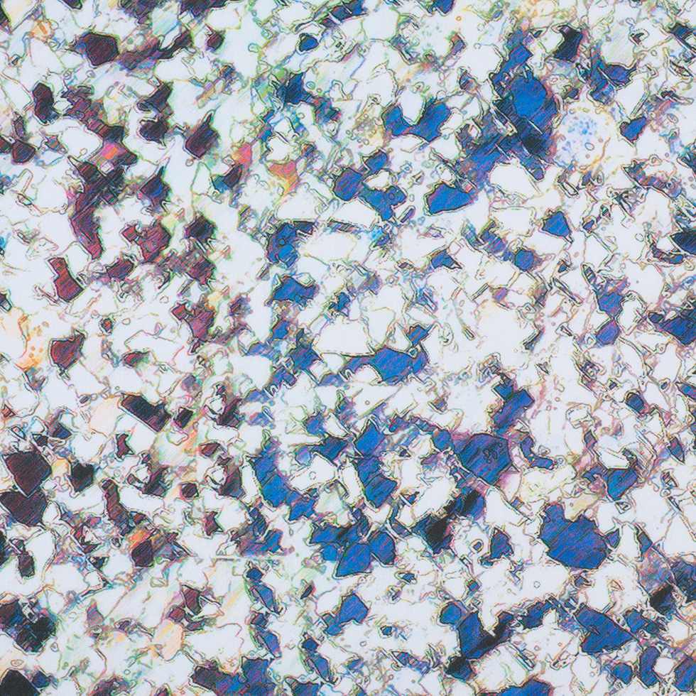 Blue Granite Digitally Printed Neoprene/Scuba Knit Blue Granite Digitally Printed Neoprene/Scuba Knit