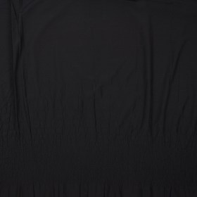 Black Bohemian-Inspired Cotton Gathered Woven Black Bohemian-Inspired Cotton Gathered Woven