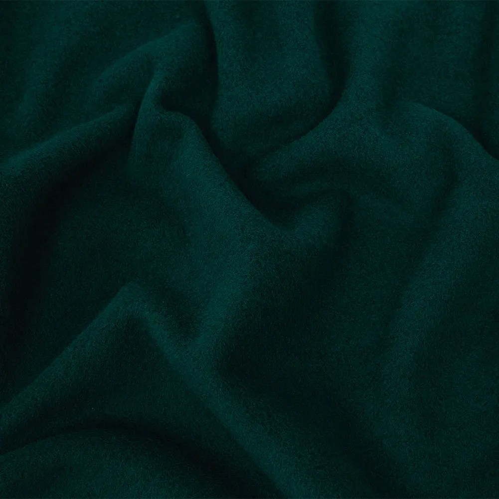 Wool and Cashmere Coating Made in Italy – Dark Teal – Alberini Collection Wool and Cashmere Coating Made in Italy – Dark Teal – Alberini Collection