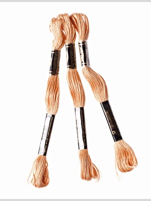 3-Pack DMC Size 6 Embroidery Floss #437 Light Tan 3-Pack DMC Size 6 Embroidery Floss #437 Light Tan