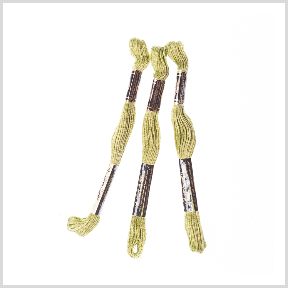 3-Pack DMC Size 6 Embroidery Floss #471 Very Light Avocado 3-Pack DMC Size 6 Embroidery Floss #471 Very Light Avocado