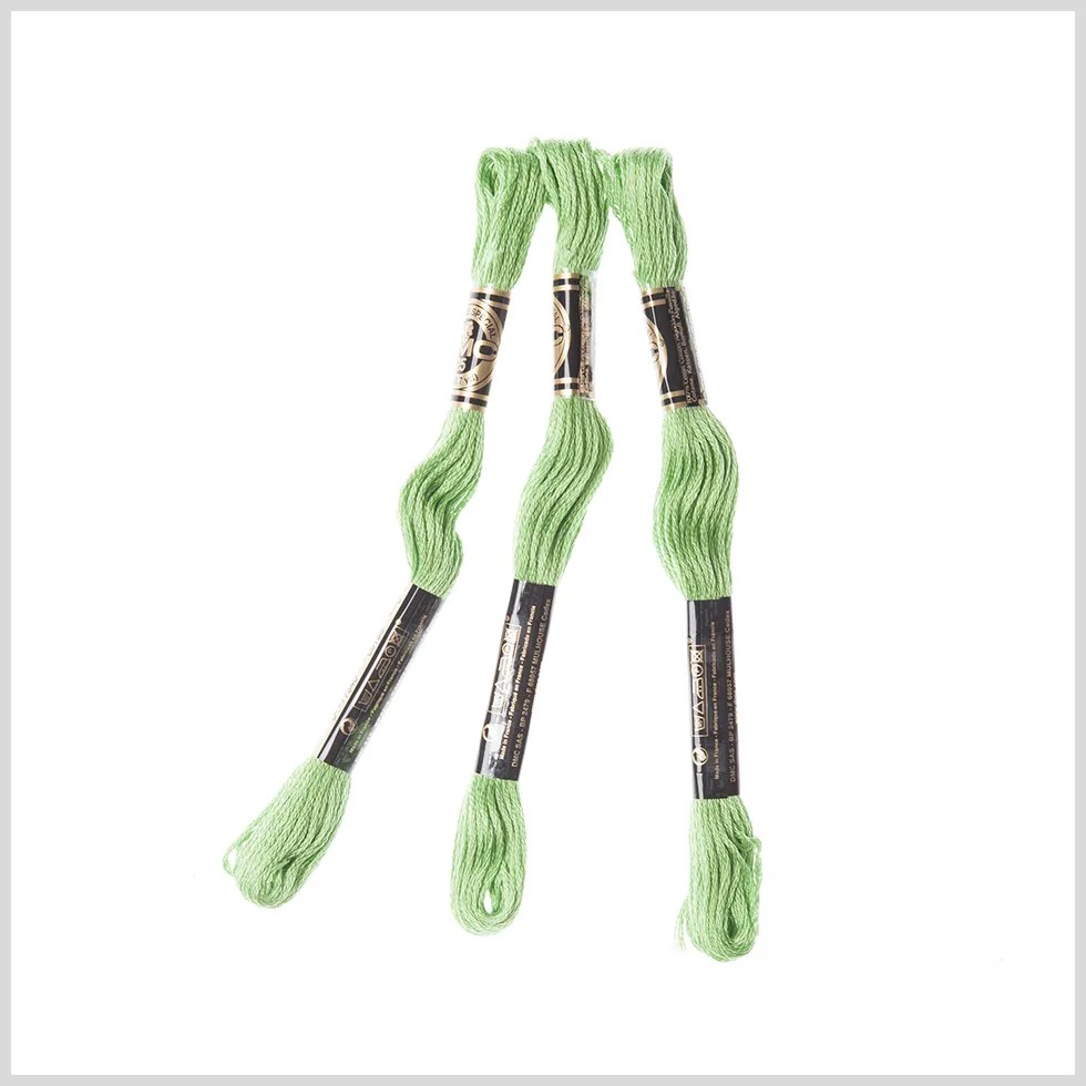 3-Pack DMC Size 6 Embroidery Floss #703 Chartreuse 3-Pack DMC Size 6 Embroidery Floss #703 Chartreuse