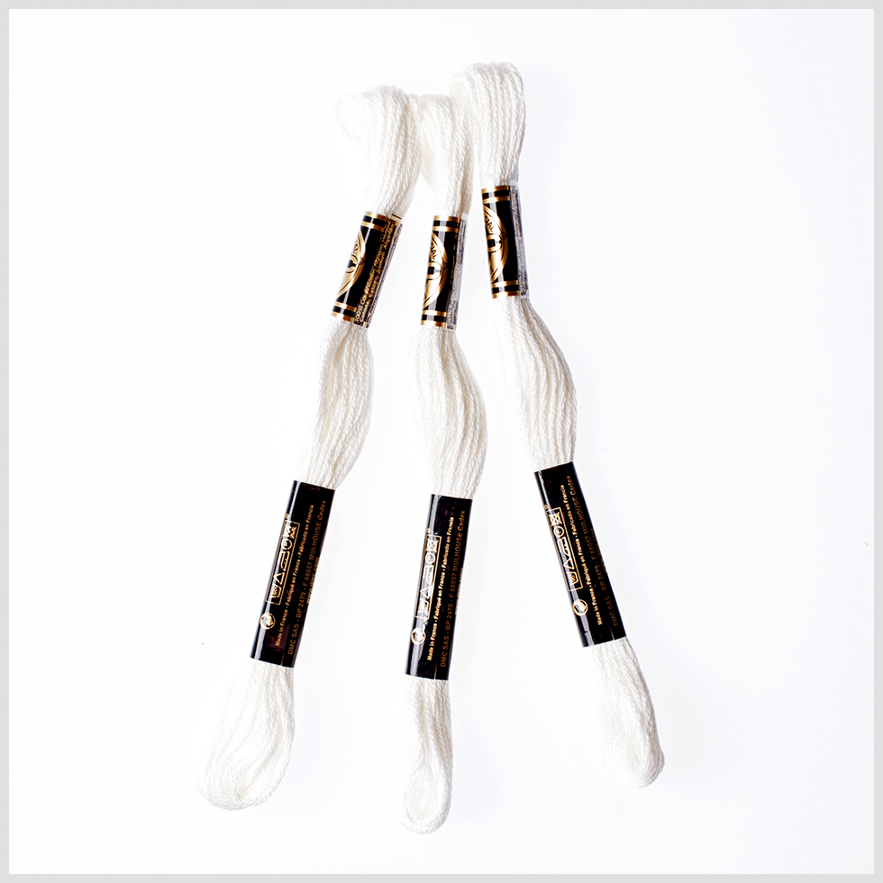 3-Pack DMC Size 6 Embroidery Floss #3865 Winter White 3-Pack DMC Size 6 Embroidery Floss #3865 Winter White
