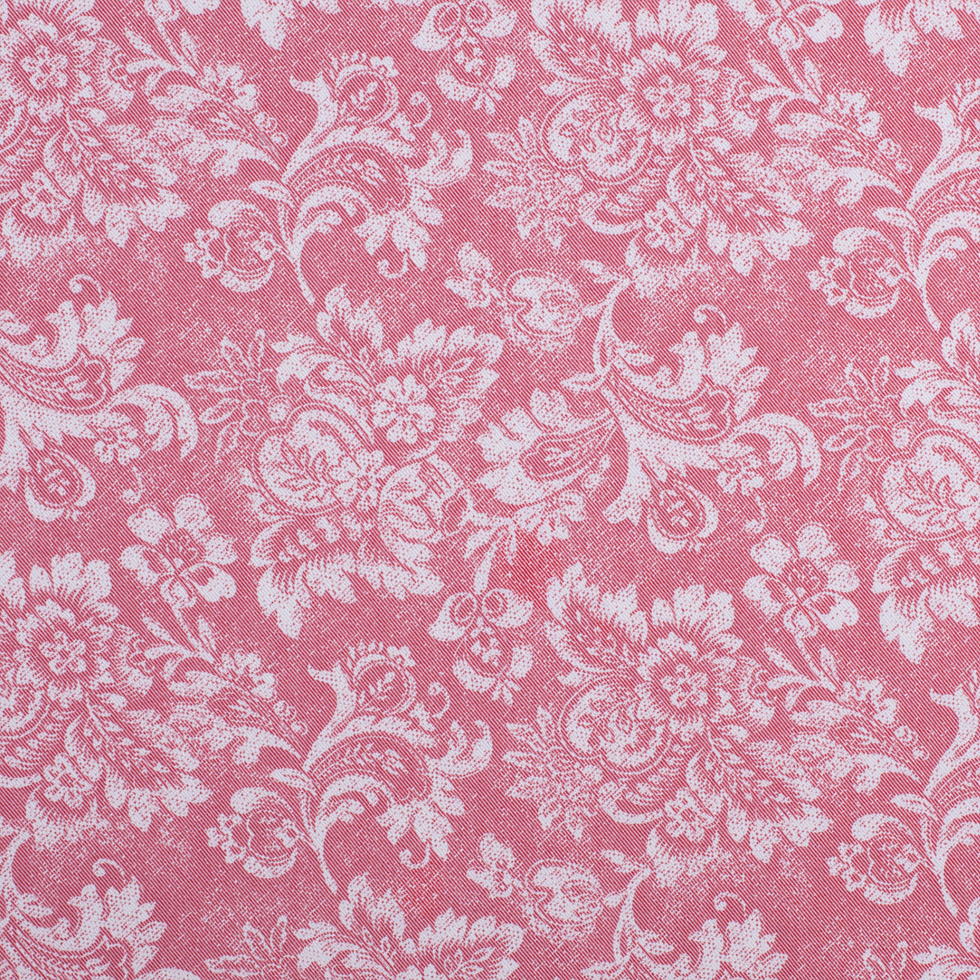 Dusted Brick Aruban Floral Rayon-Polyester Twill Dusted Brick Aruban Floral Rayon-Polyester Twill