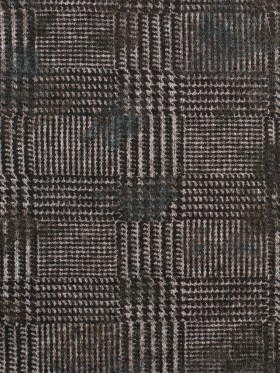 Black/Gray Glen Plaid Wool Knit w/ Fleece Backing Black/Gray Glen Plaid Wool Knit w/ Fleece Backing