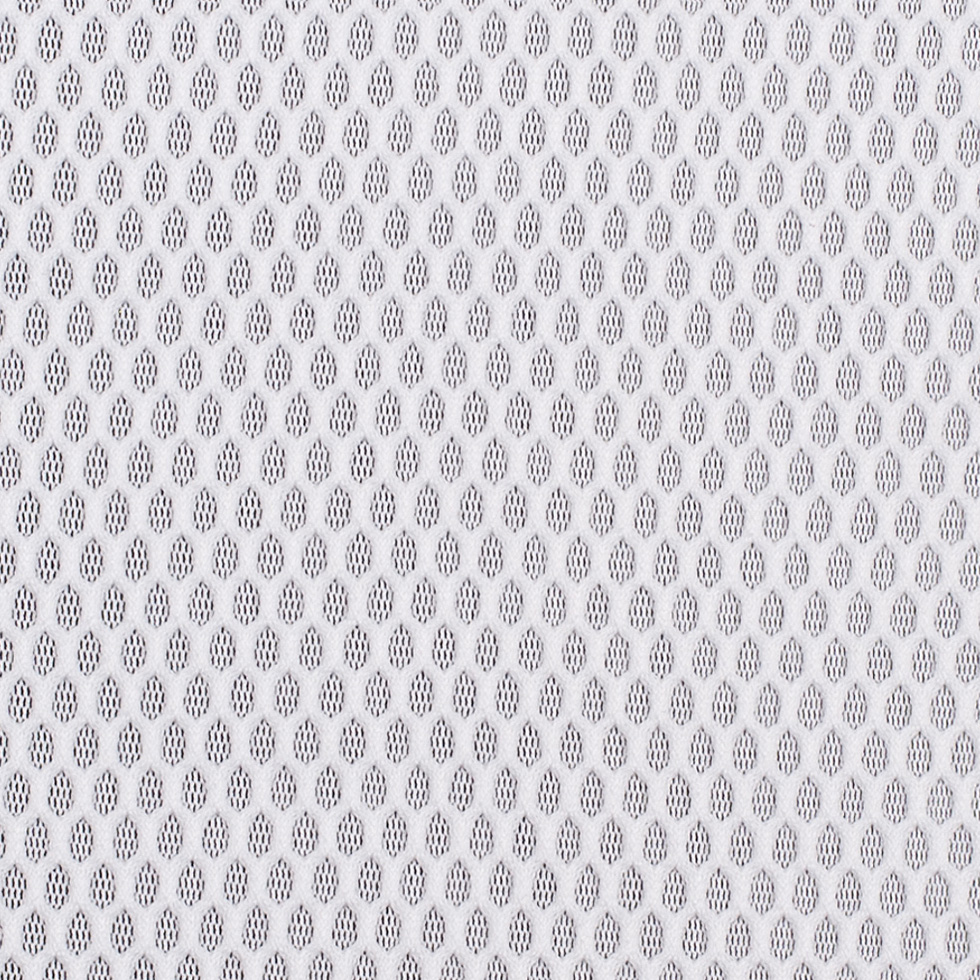 White Birdseye Pique Polyester Mesh