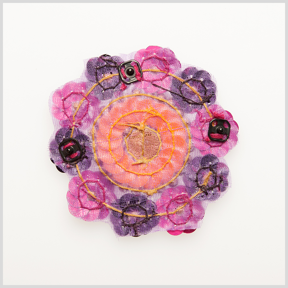 2.5" Multicolor Sequin Flower Applique
