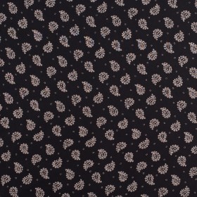 Jason Wu Black/Taupe Paisley Silk Chiffon Jason Wu Black/Taupe Paisley Silk Chiffon