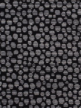 Black/Navy Metallic Polyester Jacquard Black/Navy Metallic Polyester Jacquard