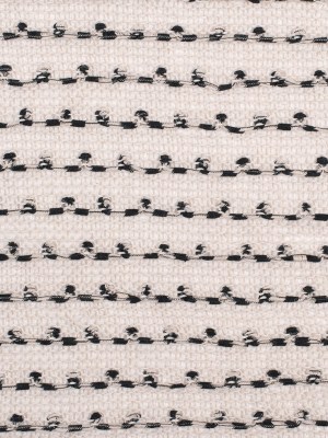 Peyote/Black Spotted Cotton Blended Wool Knit Peyote/Black Spotted Cotton Blended Wool Knit