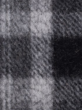 Small Gray/Ivory Bonded Lamb Leather and Felted Wool Small Gray/Ivory Bonded Lamb Leather and Felted Wool